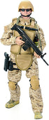 12 Inch Action Figures Military Set, 1/6 Scale Action Figures Set with
