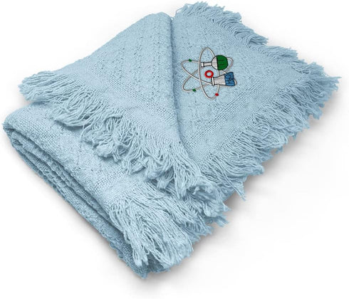 Fastasticdeals Nursery Bedding Baby Blankets for Boys & Girls Science Model Scientist Cotton