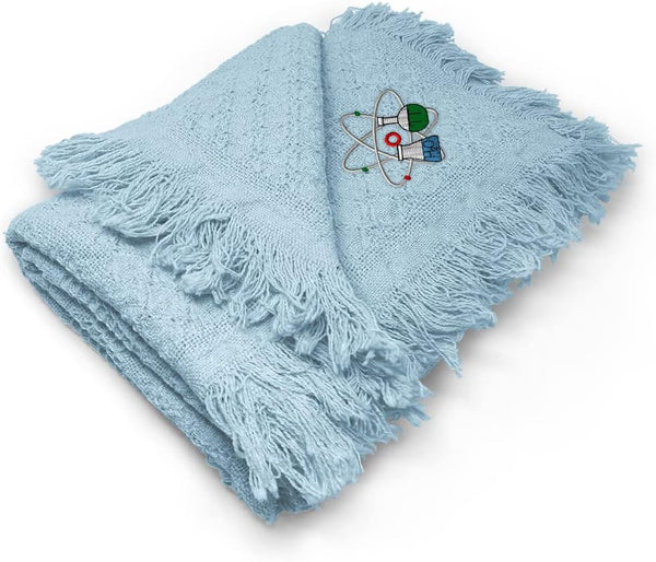 Fastasticdeals Nursery Bedding Baby Blankets for Boys & Girls Science Model Scientist Cotton