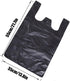 (100pcs) Disposable Garbage Bag Black Disposable Diaper Bags with convenient handle ties, Bin Bags,Durable Trash Bag