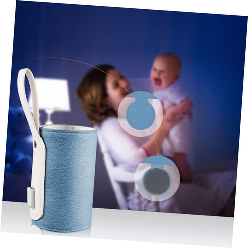 Totority Portable USB Bottle Warmer Temperature Fit for Bottles for Travel Go Feeding Quick Heating and Convenient