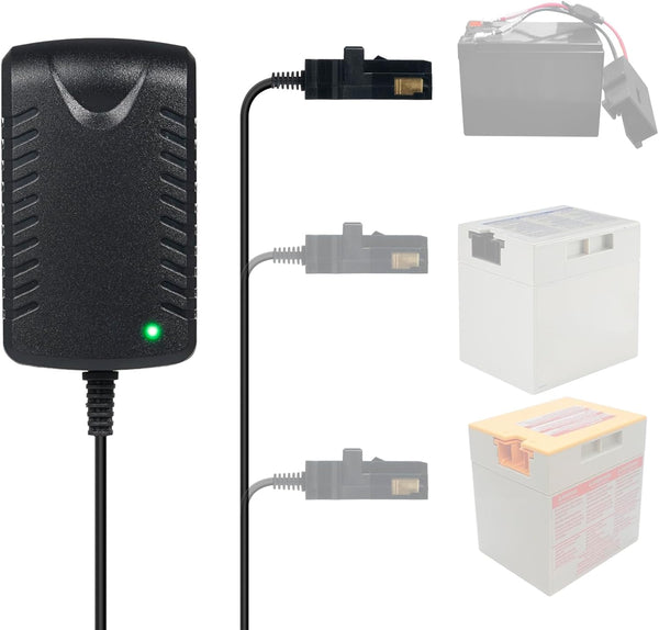 12V Charger for Fisher-Price Power Wheels Gray and Orange Top Batteries