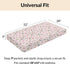 Cstdyfrv 28x52 Cute Geese Boho Floral Baby Crib Sheets Farmhouse Geese Pink Bows Toddler Bedding Bed Sheets Farm Animal
