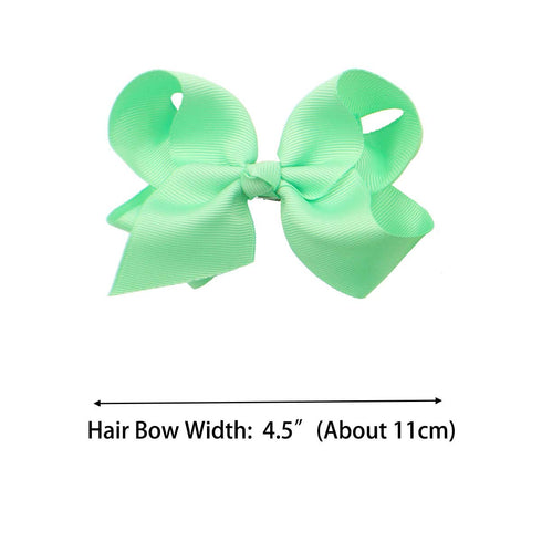 CÉLLOT 40 Pieces 4.5 Inch Hair Bows for Girls - Clips Grosgrain Ribbon Boutique Hair Bow Alligator Clips for Girls