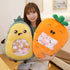 REFAHB Cute Stuffed Avocado Throw Pillow, Removable Fluffy Creative Gifts for Teens, Girls, Kids