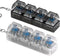 2 Pcs Keyboard Fidget Toy for Adults Fidget Clicker Decompression Fidget Keychain