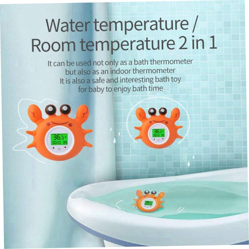 KUYYFDS Digital Baby Bath Thermometer Baby Safety, Room Thermometer with LED Display Temperature Warning, Infant Bath