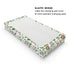 Baby Safari Animals Changing Pad Covers with Tropical Leaves, Soft Breathable Stretch for Diaper Change Table 32''x16''
