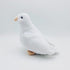 Simulation White Pigeon Stuffed Animal Toy - 8 Inch Rock Pigeon, Cute Gift (White)