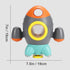 Baby Bath Toys, Space Rocket Shape Bathtub Toys for Toddlers, Spray Water Toys with Rotating Fountain for Kids