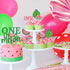 Watermelon First Birthday Party Supplies, One in a Melon Banner, Cake Topper, Balloon Garland Arch for Girl