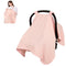 Summer Muslin Infant Car Seat Cover, Breathable Carseat Cover for Baby Girls,