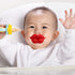 AUSTUFF 6PCs Funny Pacifier Infant Cute Kissable Lips and Gentleman Mustache Soft Silicone Design for Babies