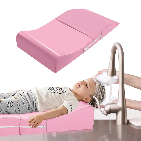 FOUXTEL Extra Large Hair Washing Station for Kids - Ergonomic Shampoo Foam Mat