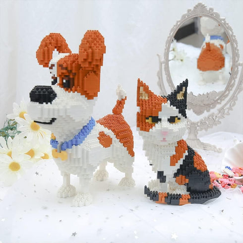 Uvini Adult Building Set - Blocks Pets, Micro Bricks Cat Animal Toy for Kids 10-14, Teens or Adults, 1300 Pieces (1301)