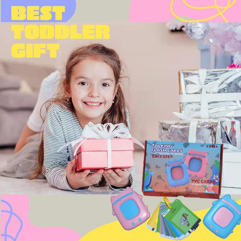 1+ 274 Talking Flash Cards, Preschool Learning Activities, Montessori Toys for Year Old, Educational Toys, Pocket