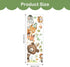 Tanlaby Jungle Animals Wall Stickers Cartoon Woodland Animal Wall Decals Bear Fox Forest Self-Adhesive Mural Removable