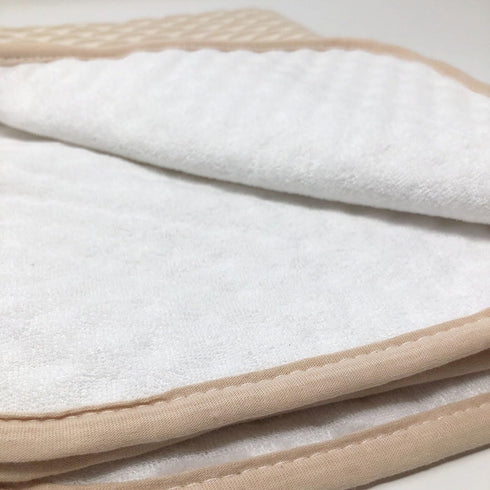 Communication Waterproof Baby Changing Pad Soft Cotton Top, Leakproof TPU Back, Reusable & Washable for Potty Training