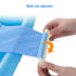 Topwon Non-Slip Baby Bath Seat, Adjustable Newborn Bathtub Support Seat, Keep Baby Safe, Blue