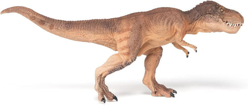 Papo - Brown Running T-Rex Figurine - Realistic, Hand Painted, Highly Detailed, Durable, Educational - Ages 3+