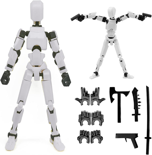 DANONI 2026 New Titan 13 Action Figure Set,T-13 Robot Action Figure 3d Printed