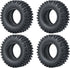 4PCS 1.0" Crawler Tires Rubber Wheel Tires Set for 1/24 Axial SCX24 90081 AXI00001 AXI00002 AXI00005 AXI00006 RC Crawler Car (50mm)
