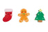 Pearhead 3 Piece Wooden Holiday Puzzle, Kids Christmas Puzzle, Holiday Puzzle Stocking Stuffer, Christmas Toys for Children, Holiday Toy Ideas, 3 Piece Set