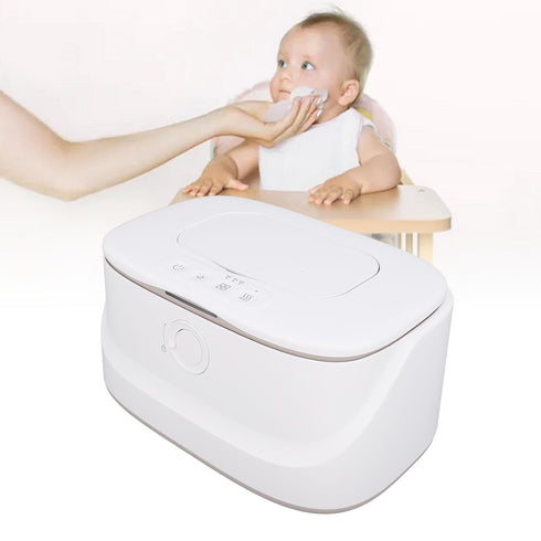 Hamwesh 3 Baby Wipe Warmer, Modes Temperature Control Gentle Night Light Large Capacity Design Baby Wet Wipes