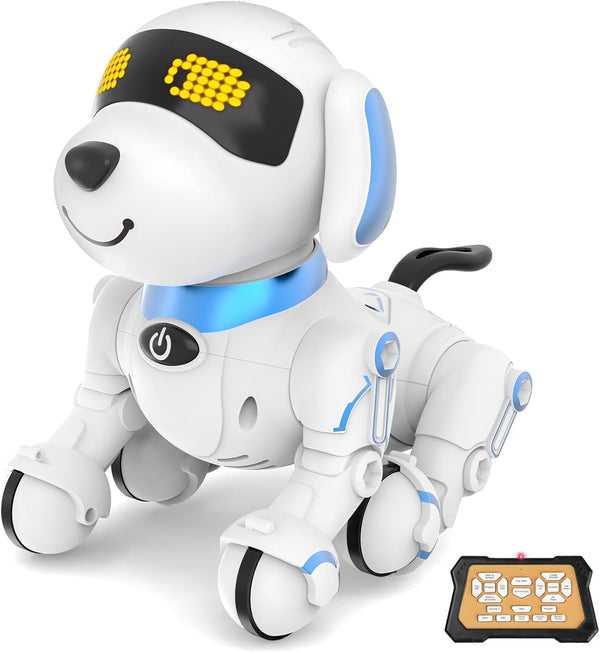 Dwi Dowellin Robot Dog for Kids 8-12,Remote Control Smart Robotic Dogs Pet