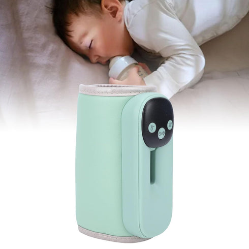 VBESTLIFE Portable Bottle Warmer for Travel, Fast Warming Comfortable Baby Feeding On The Go, Nighttime Feeding Light