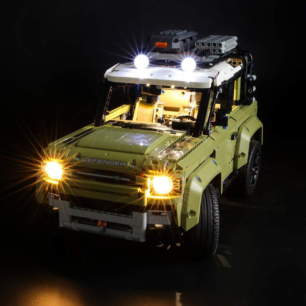 BRIKSMAX LED Lighting Kit for Land Rover Defender, Compatible with Lego 42110 Building Blocks Model