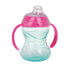 (3-Pack) 10 oz 4+ Nuby Clik-It Grip N' Sip Soft Spout No-Spill Training Sippy Cup with Handles - - Months