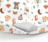 Camping Animals Baby Nursing Pillow Covers for Boy Girl Bear Deer Raccoon Squirrel Bunny Hedgehog Owl Nursery