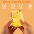 UNEEDE Cute Capybara Night Light and White Noise Sound Machine with Bluetooth Functionality for Bedroom Living Room