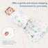 1.0 100% 6-12 ZIGJOY Sleep Sack Swaddle Tog Baby Wearable Blanket Cotton Adjustable Silent Transition Swaddle Blanket
