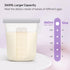 7 12oz/360ml Nuliie Pcs Reusable Silicone Breastmilk Storage Bags, Double Leak-Proof Breastmilk Freezer Bags, BPA Free