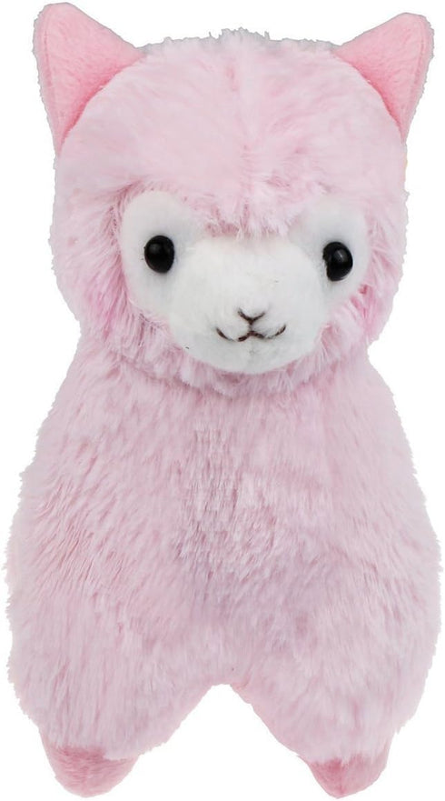 Cuddly Llama Pink Alpaca Doll, 7" Soft Baby Stuffed Animal Toy, Valentine's Day Gift