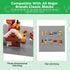 Plates-10" 10" Boards,100% 8 Pack) Classic Baseplates Building x Building Compatible with All Major Brands and Activity