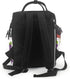 Qewfoju Backpack Backpack Wine Bottles And Grapes Print Diaper Bag Large Capacity Diaper Baby Changing Bags