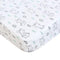 Mini Crib Pack and Play Fitted Sheets, Breathable Microfiber Stretchy Playard Sheets for Graco, Lovely Bunny for Boys