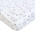 Mini Crib Pack and Play Fitted Sheets, Breathable Microfiber Stretchy Playard Sheets for Graco, Lovely Bunny for Boys