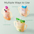 Momcozy 2Pcs Baby Pouch Holder No Squeeze, Baby Food & Juice Box Holder, Mess-Free, Easy Grip for Self-Feeding