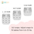 6 Pack 12 ALVA Cloth Diaper with Inserts One Size Adjustable Washable Reusable Diaper Cover for Baby Girls and Boys