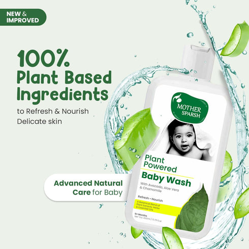 Mother Sparsh 200 ml Plant Powered Natural Baby Wash