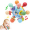 Baby Montessori Sensory Toys for 0-6 & 6-12 Months, Food Grade Teething Toys for Babies 0-18 Months, Developmental Gifts