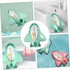 TOYANDONA Bath Water Thermometer Green Cartoon Plane Safe PP Material Newborn Floating Temperature Detector for Health