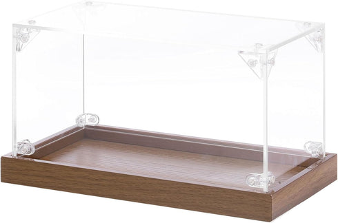 MECCANIXITY Acrylic Display Case, 8"x4"x4" Clear Dustproof Storage Organizer for Collectibles and Action Figures