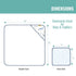 5-Piece 100% Set Featherhead Cotton Muslin Hooded Bath Towel & Washcloths for Baby Boy - Ultra Soft and Extra Absorbent