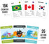 2-5 The World Game - Fun Geography Board Game - Educational Game for Kids & Adults - Cool Learning Gift Idea