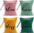VBCVBGFH 4 Pack Cute Wet Bag Waterproof Reusable Wet Dry Bag for Swimsuit